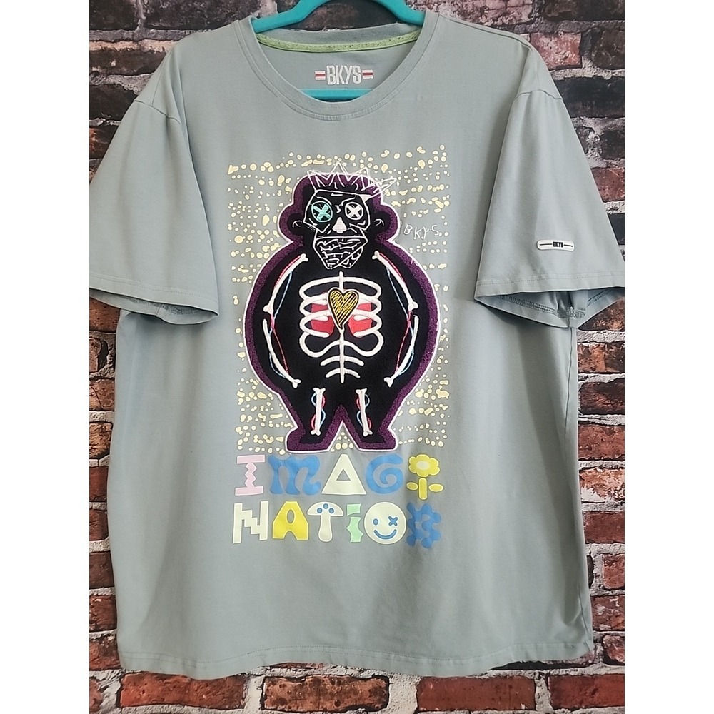 BKYS Men's XL New Imagination Original Print Art‎ Streetwear Urban Black Keys